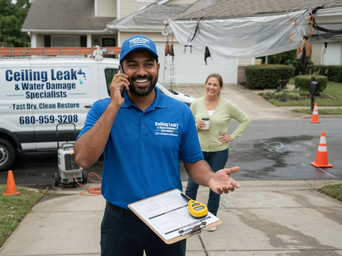 Ceiling Leak Cleanup Benedict, NE FAQs